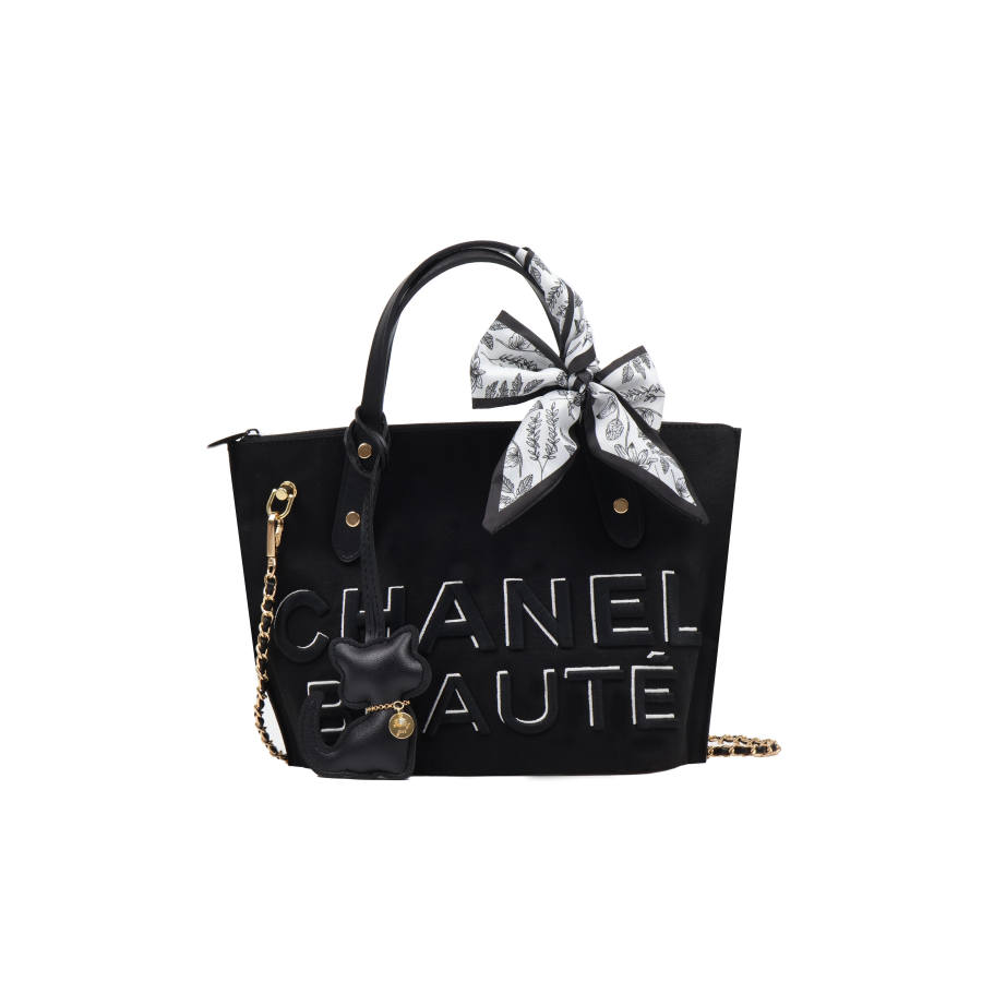 CHANEL Custom Makeup Bag Kitten Journal, Fresh Out, Flower Language Dust Resistant Portable With Hook