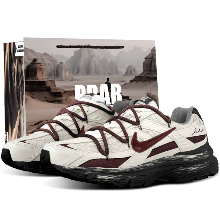 Nike Nike Initiator Cushioning Slip Resistant Abrasion Resistant Support Casual City Commuting Running Shoes Unisex Ecru
