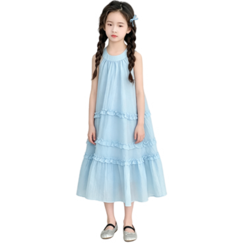 YALU Grade School Dresses Camisole Moderate Midi Skirt