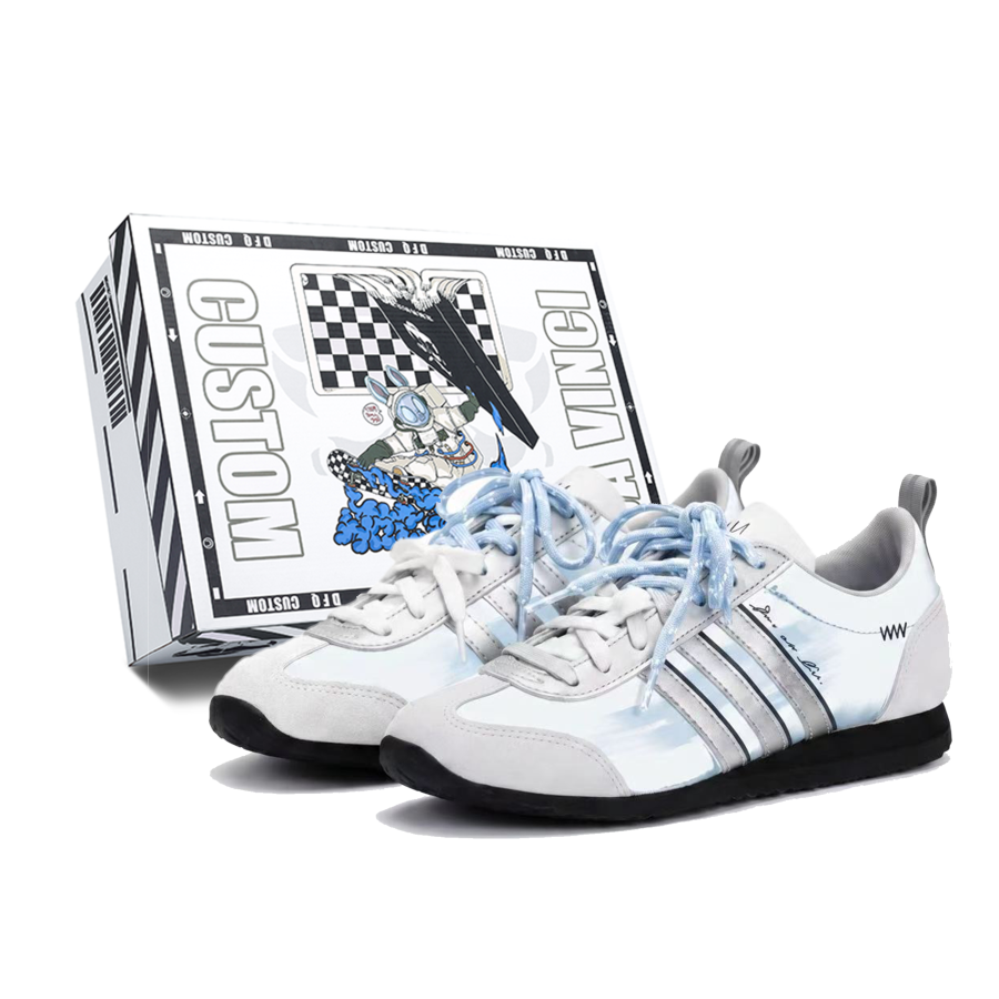 Adidas Adidas VS JOG 2.0 Light Order, Box Slip Resistant Low top German Army Trainers Unisex Blue