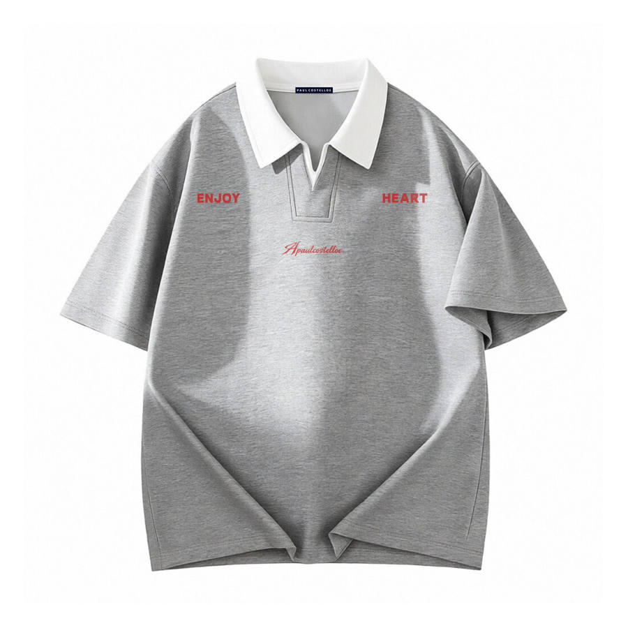 PAUL COSTELLOE T Shirts Unisex Polo Collar Thin Heavyweight