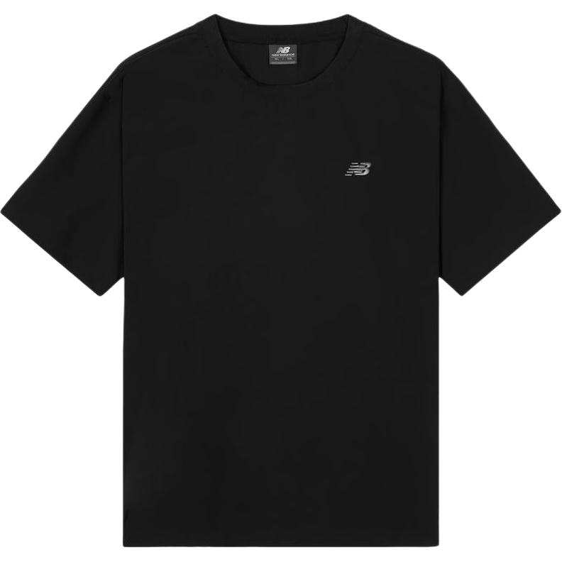 New Balance New Balance T Shirts Unisex Black Crew Neck