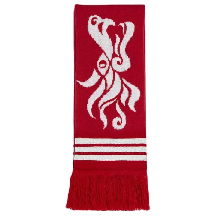 Adidas Adidas Acrylic Knit Scarves Unisex Light Scarlet/White/Black