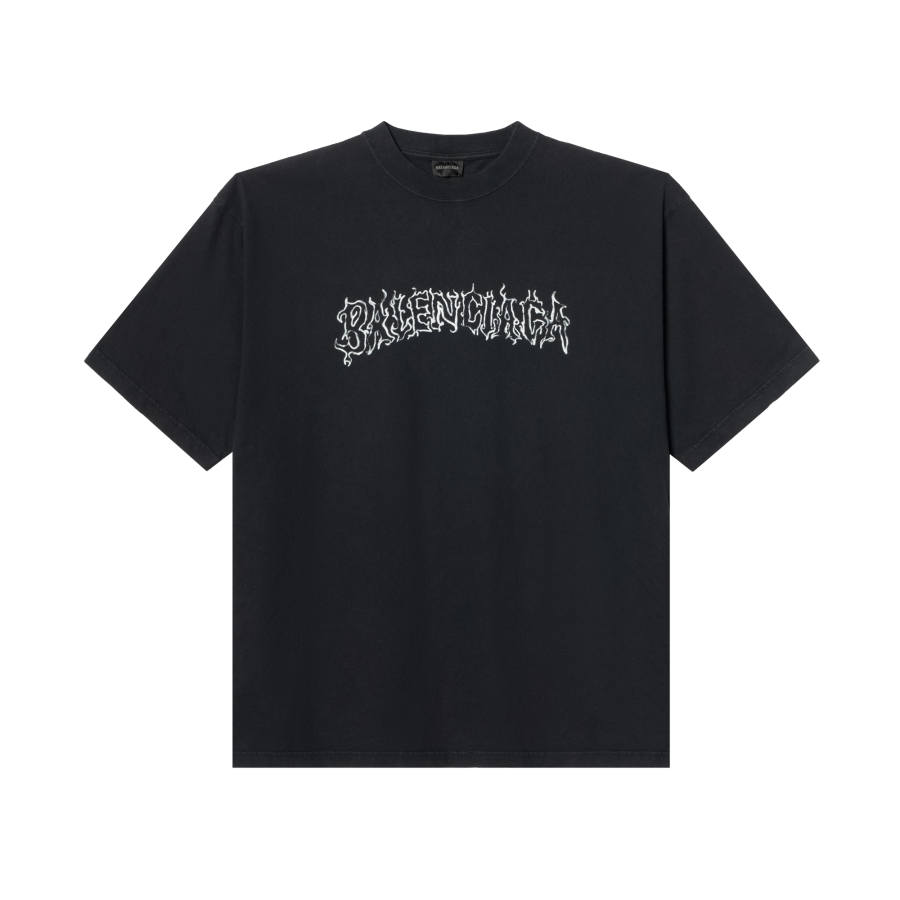 Balenciaga SS24 T Shirt Loose Fit Unisex Black