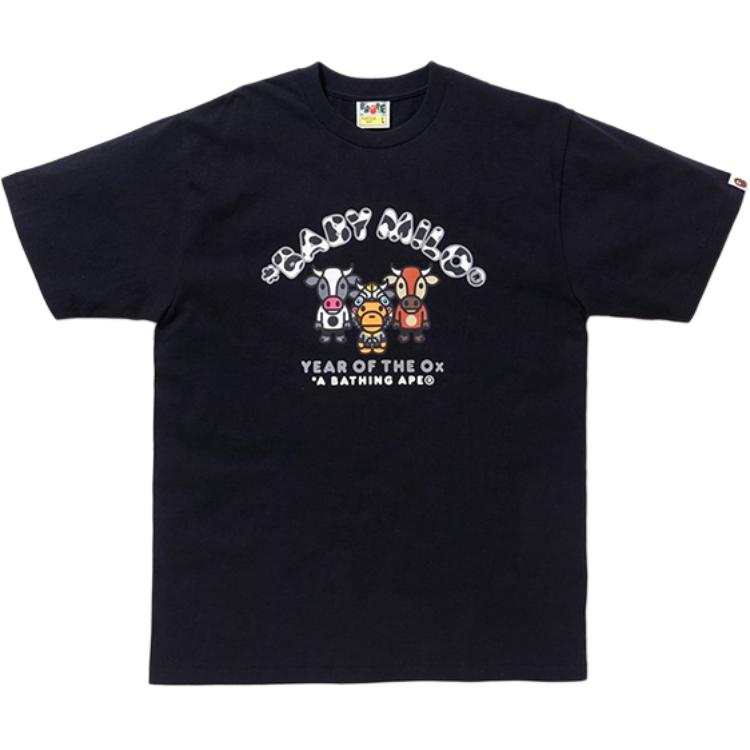 A BATHING APE A BATHING APE T Shirts Men's Crew Neck Moderate