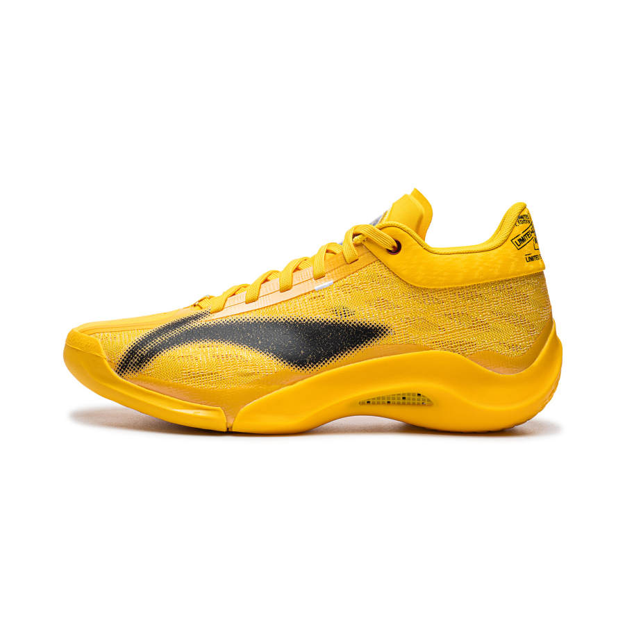 Li-Ning Li Ning Yushuai 20 Cushioning Slip Resistant Rebound Grip Low top Basketball Shoes Men's Spectral Yellow
