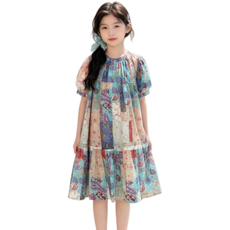 YALU Grade School Dresses Camisole Moderate Midi Skirt