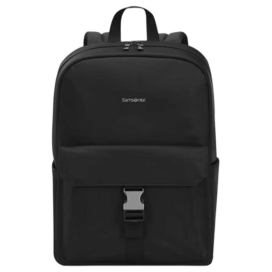 Samsonite SAMSONITE VERCELLI Brand Logo Fabric Backpack Men's Black