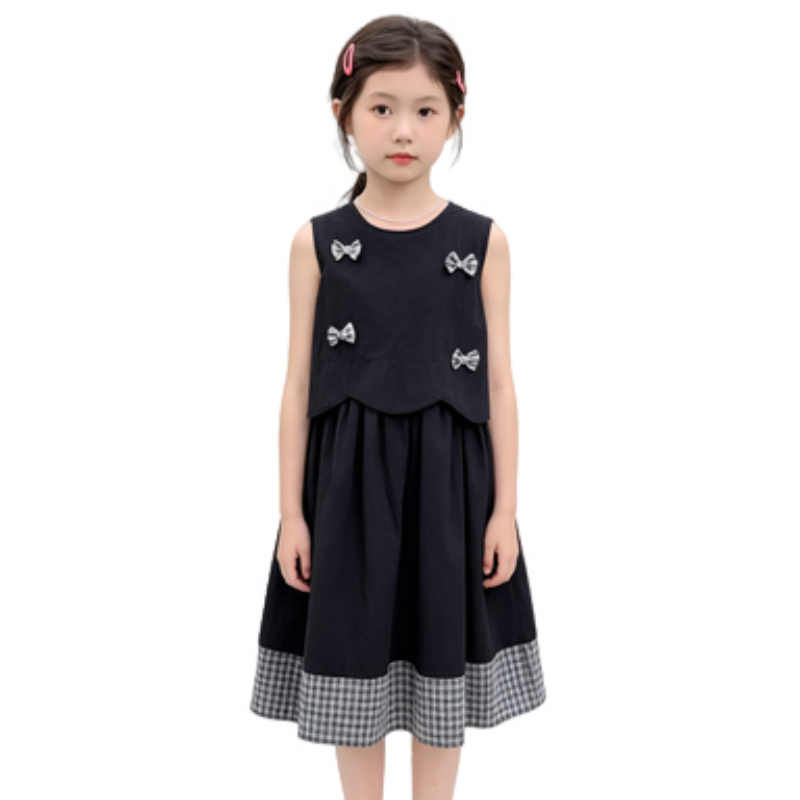 YALU Grade School Dresses Camisole Moderate Midi Skirt