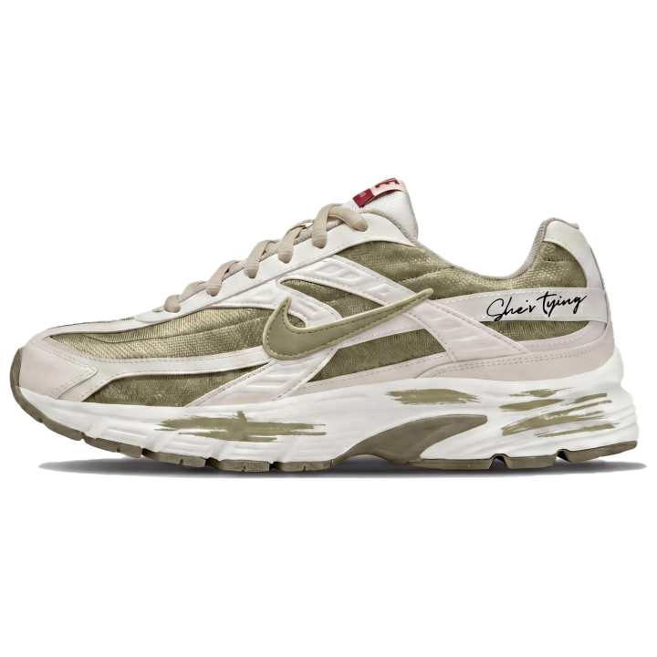 Nike Nike Initiator Fabric Abrasion Resistant Breathable Support Low top Running Shoes Unisex White Brown