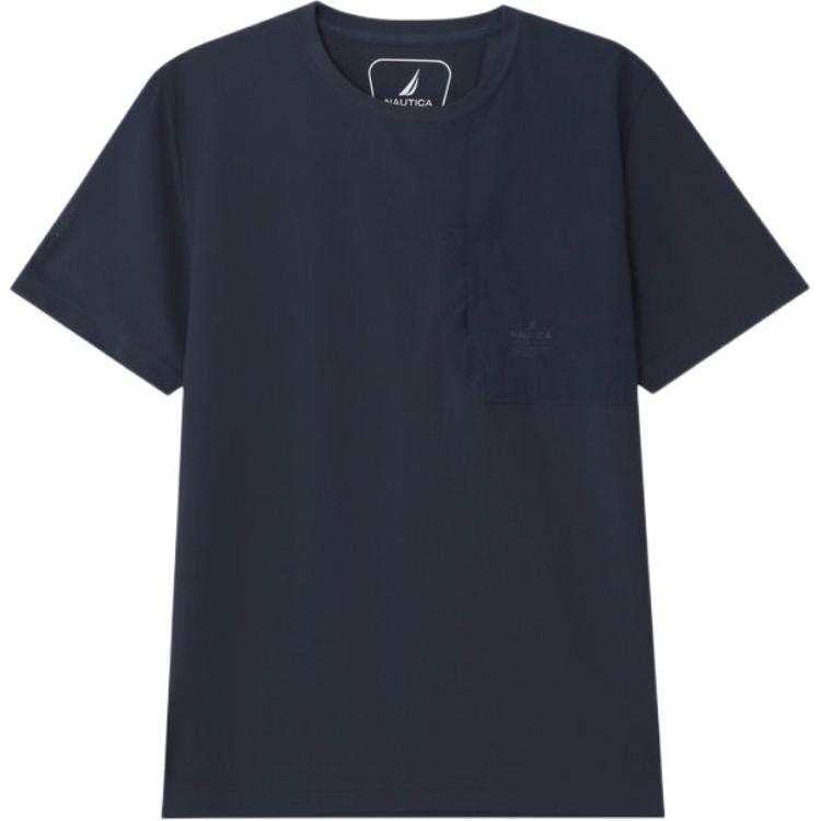 NAUTICA T Shirts Men's Crew Neck Moderate Straight Fit