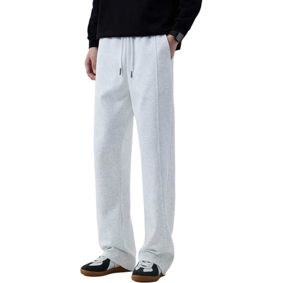 Hodo Casual Pants Men's Moderate Straight Fit Pants