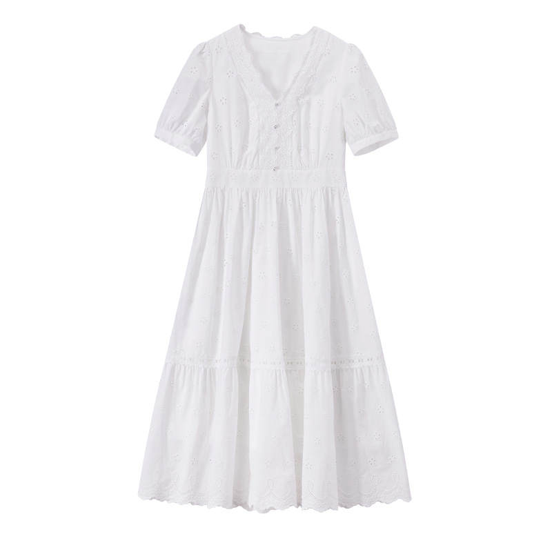 XIANGYING Short Sleeved Dress Women's