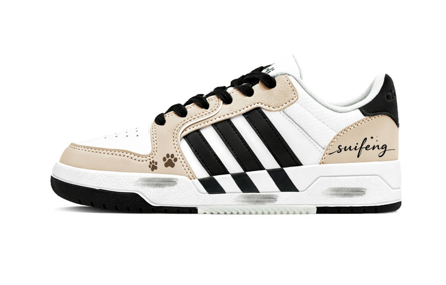 Adidas Adidas ENTRAP Caramel Cat Tracks Low top Skateboard Shoes Unisex White Brown