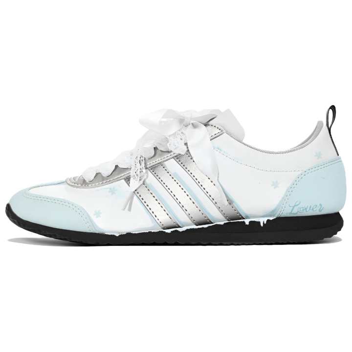 Adidas Adidas VS JOG 2.0 Floating Snow Slip Resistant Low top German Army Trainers Unisex Blue