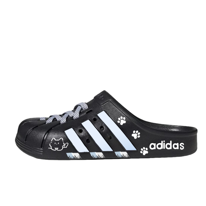 Adidas Adidas ADILETTE CLOGS Miiow Clogs Unisex Black White