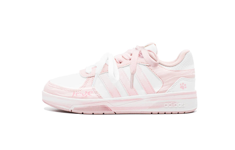 Adidas Adidas COURTBEAT Low top Skateboard Shoes Unisex Cherry Pink