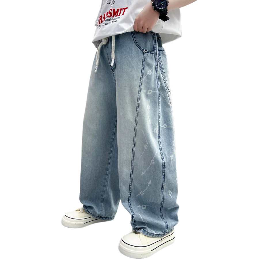 YALU YALU Grade School Jeans Thin