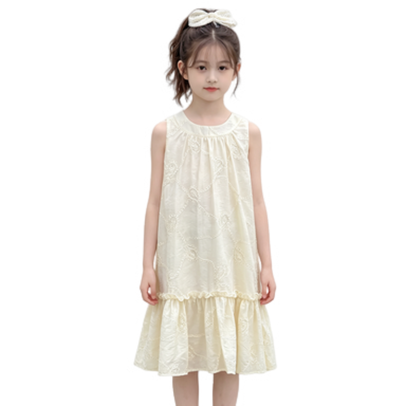 YALU Grade School Dresses Camisole Moderate Midi Skirt