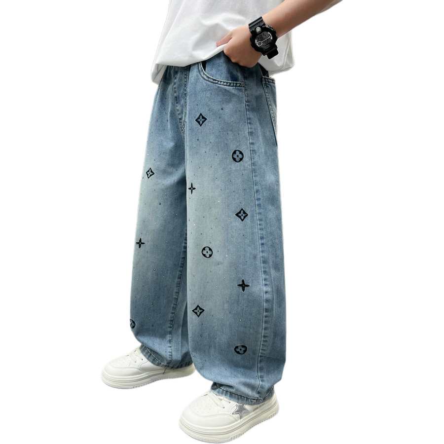YALU YALU Grade School Jeans Thin