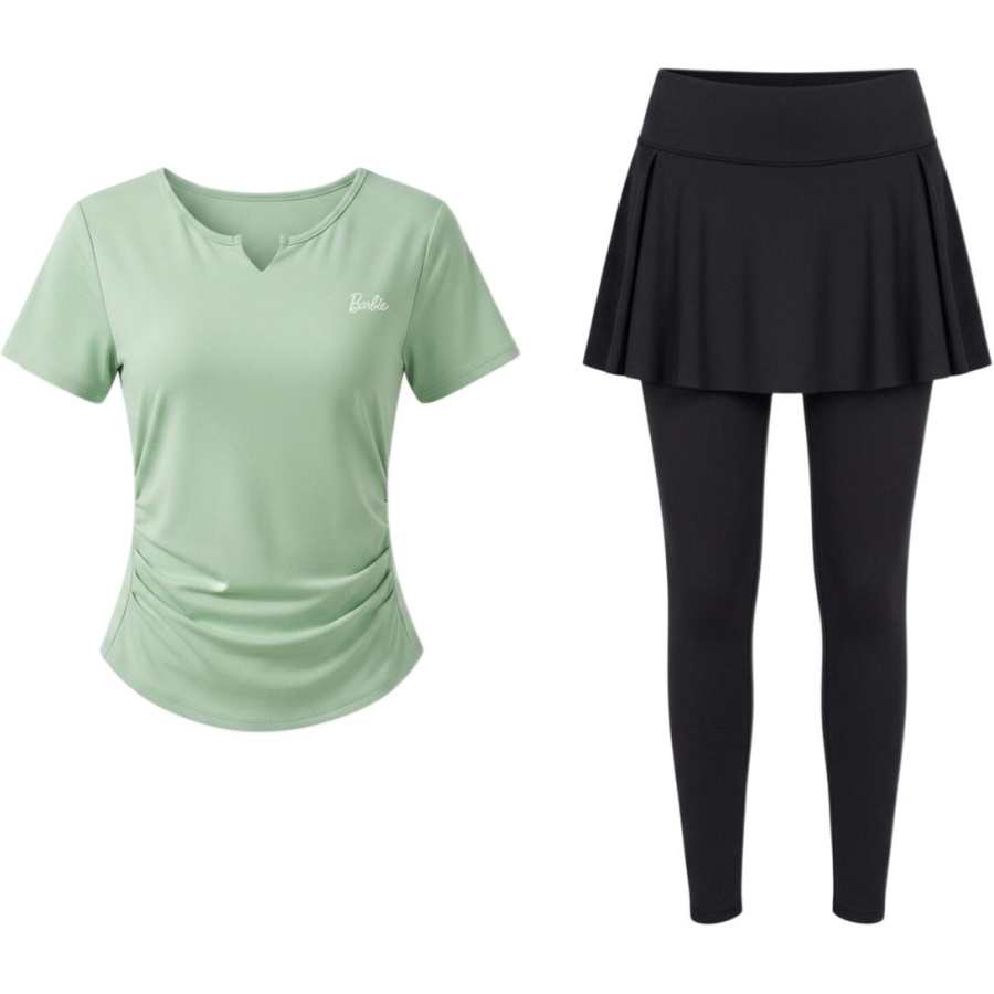 Barbie Fitness Sets Women's Crew Neck Thin