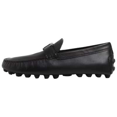 TOD'S Gommino Logo Plaque Loafers