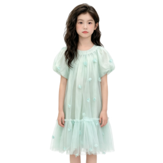 YALU Grade School Dresses Camisole Moderate Midi Skirt