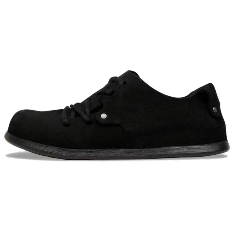Birkenstock Montana Suede Low top Casual Shoes Unisex Black Narrow