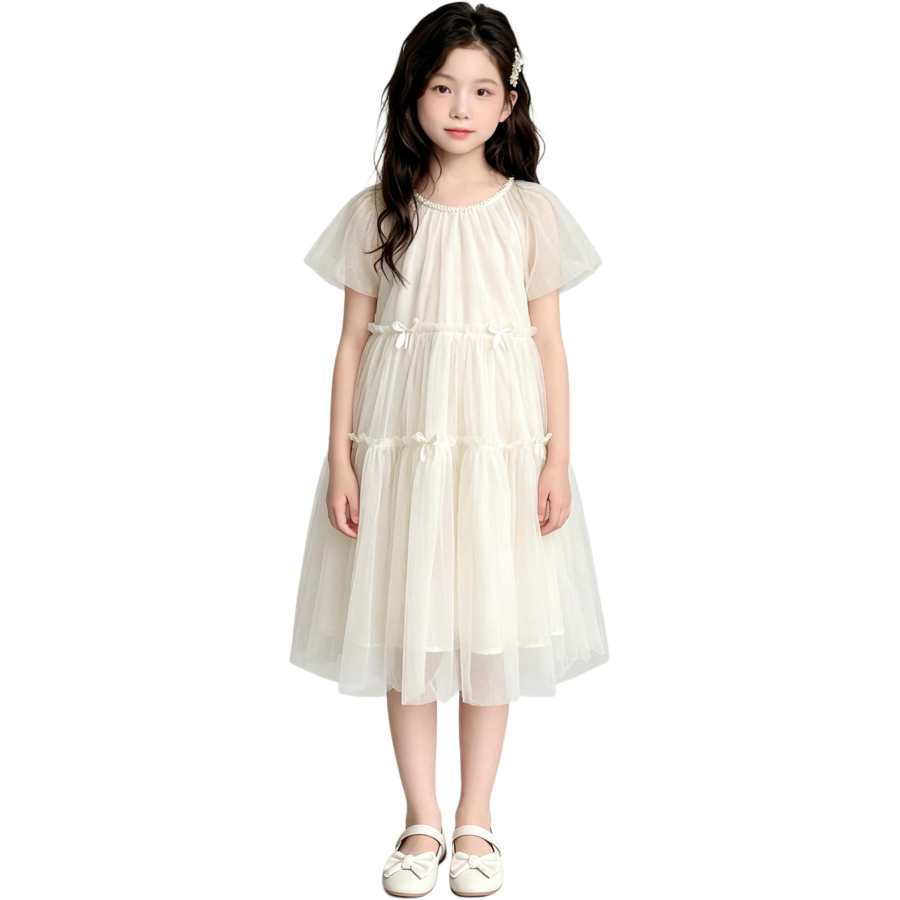 YALU Grade School Dresses Camisole Moderate Midi Skirt