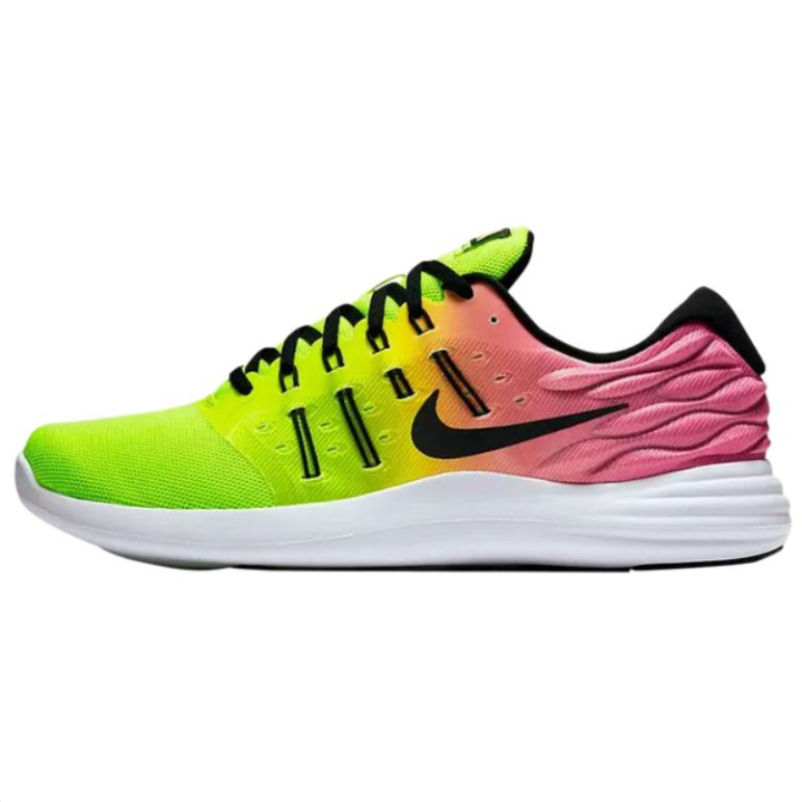 Nike Nike LunarStelos Running Shoes Unisex Pink Green