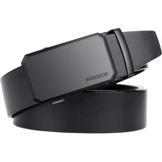 WARRIOR Split Cow Leather Belts Unisex 3.5cm