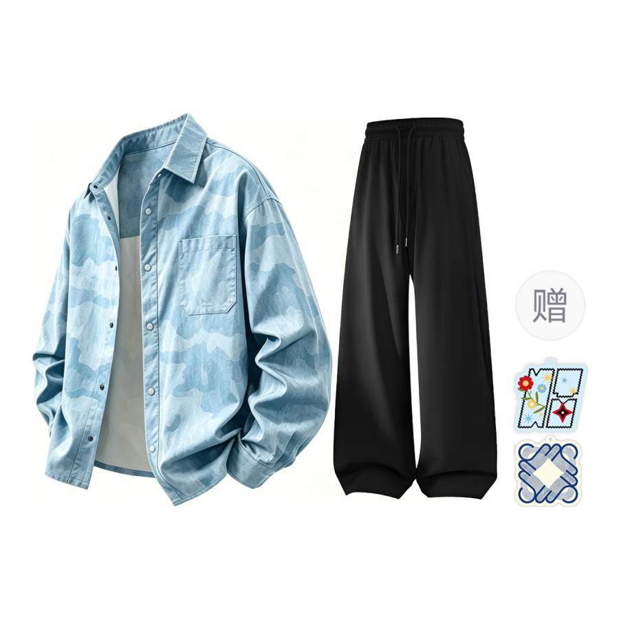 MIIOW MIIOW Shirt Matching Set Unisex