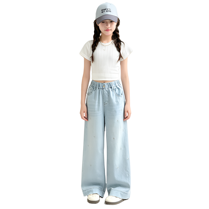 YALU YALU Grade School Jeans Thin