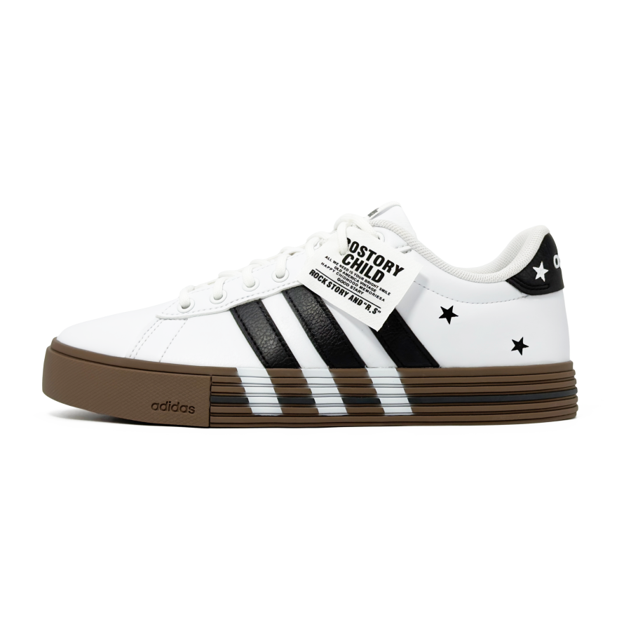Adidas Adidas Daily 4.0 Slip Resistant, Abrasion Resistant, Height Increasing Low top Skateboard Shoes Unisex White