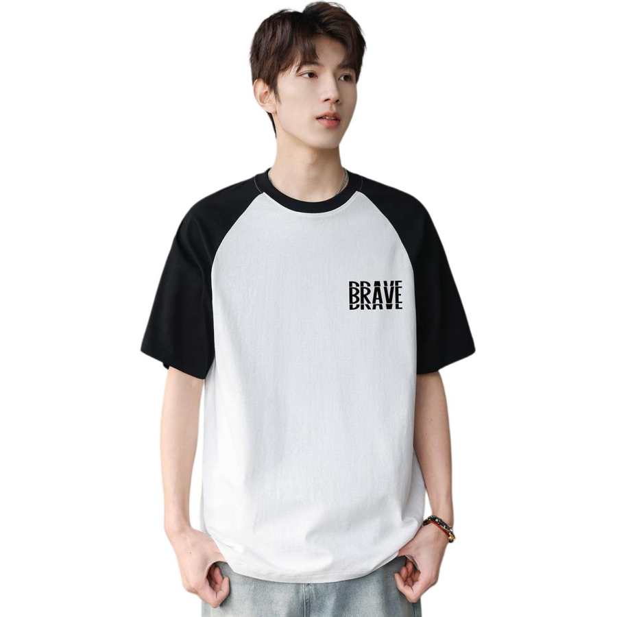BALENO T Shirts Men's Crew Neck Moderate