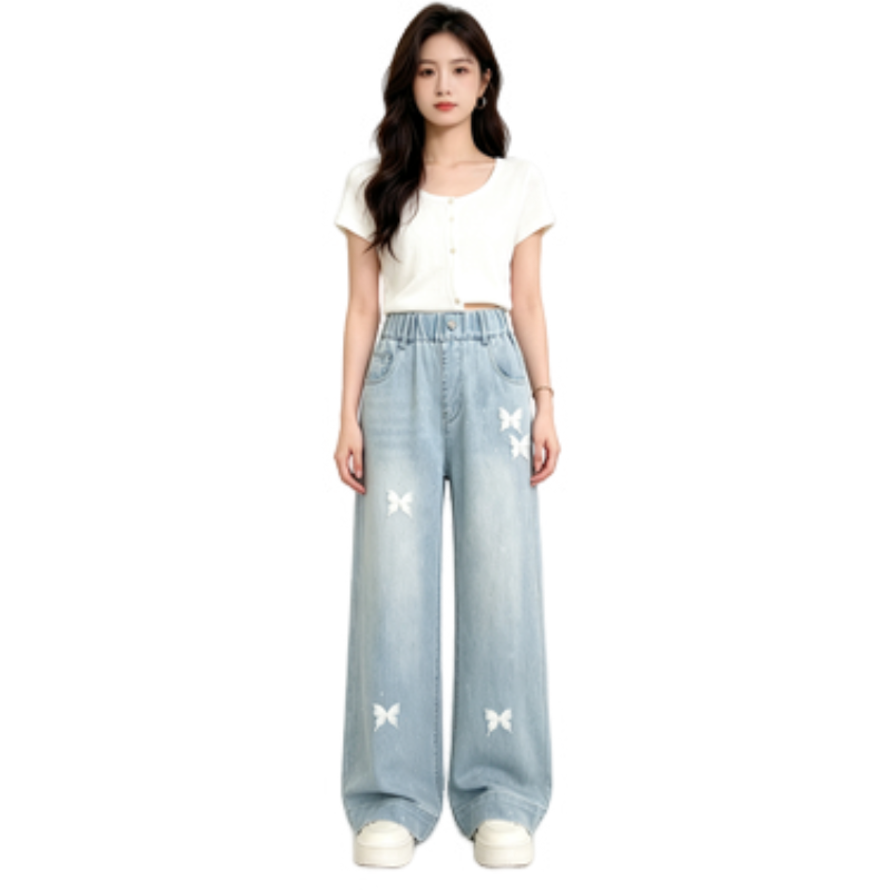 YALU YALU Grade School Jeans Thin
