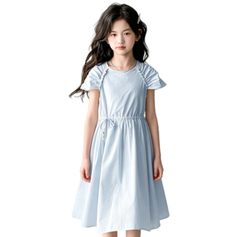 YALU Grade School Dresses Camisole Moderate Midi Skirt