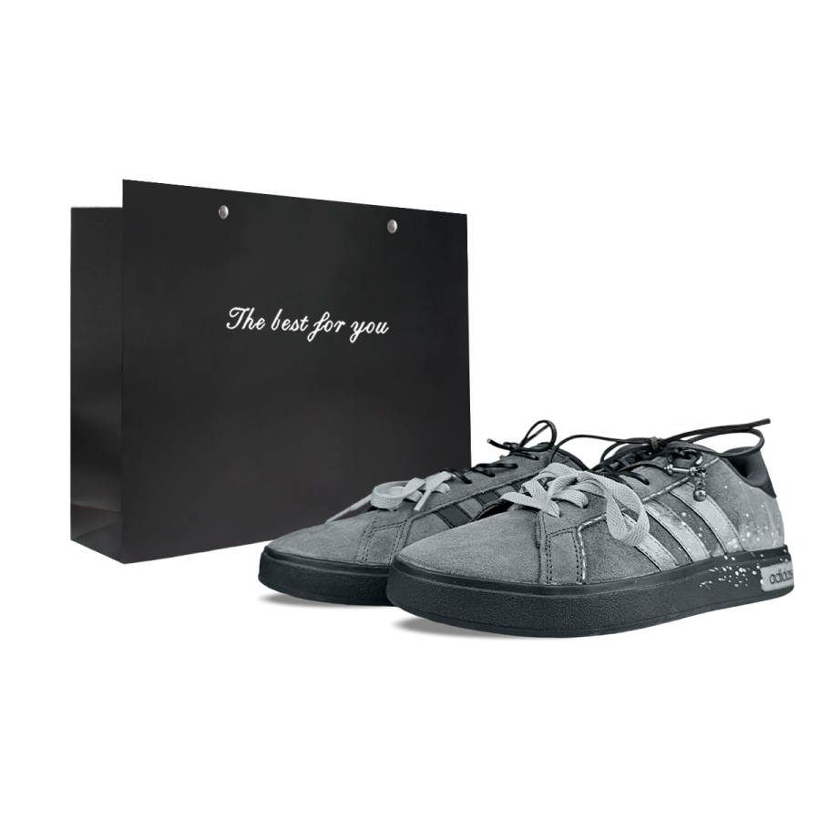 Adidas Adidas Grand Court Base 00s BNK Unknown Abrasion Resistant Abrasion Resistant Low top Skateboard Shoes Unisex Gray