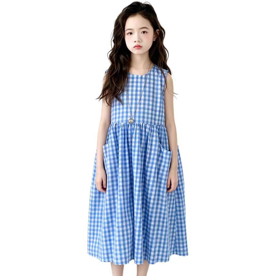 YALU Grade School Dresses Camisole Moderate Midi Skirt
