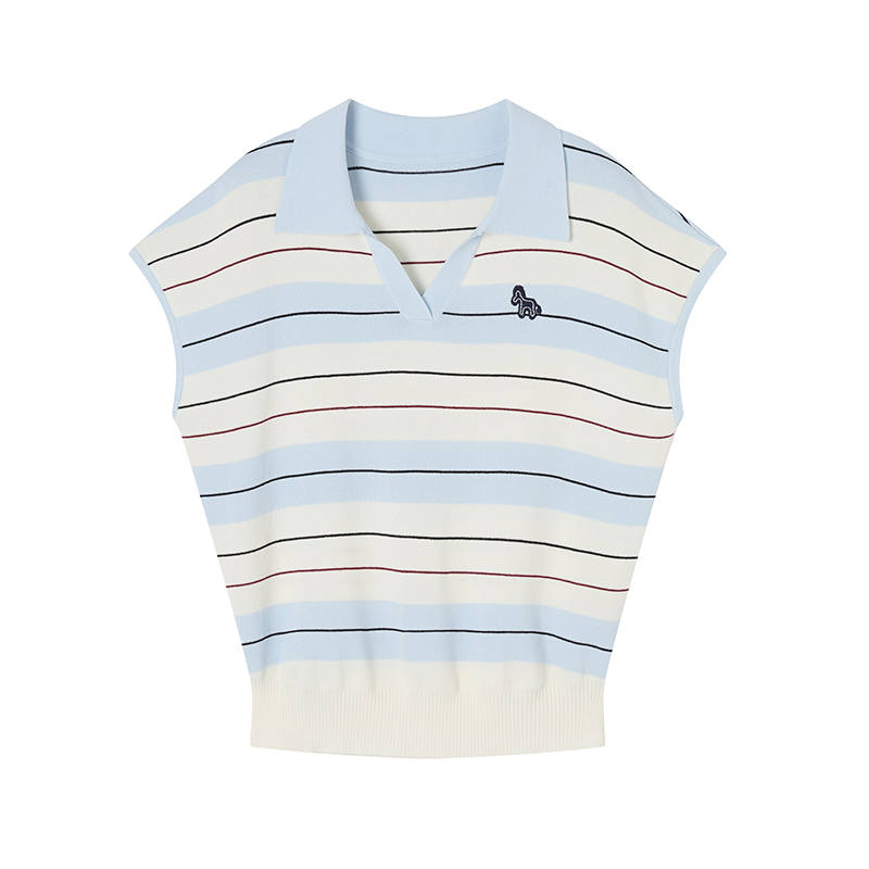 XIANGYING Knitwear Women's Stripes Thin Base Layer