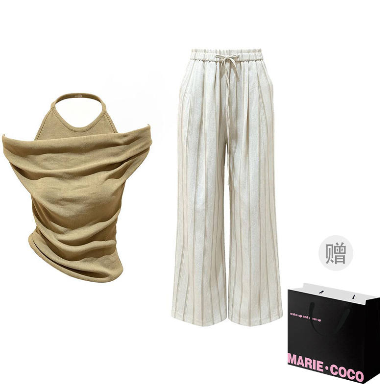 MARIE·COCO Casual Suits Women's Off The Shoulder Moderate