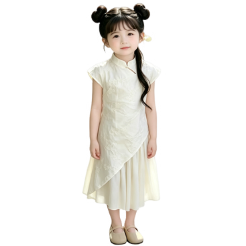 YALU Grade School Dresses Camisole Moderate Midi Skirt
