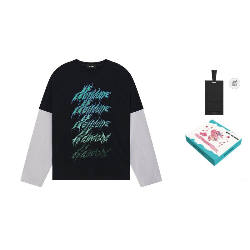WE11DONE WE11DONE T Shirts Unisex Crew Neck Mock Two Piece