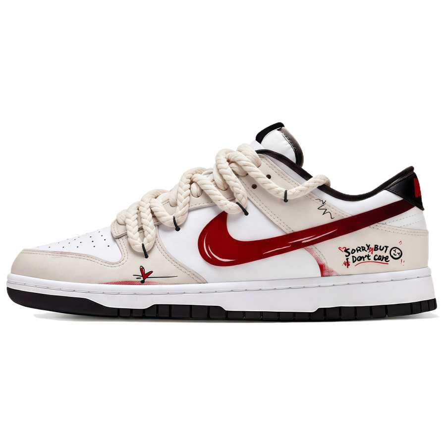 Nike Nike Dunk Soft Rebellious Cow Leather Cushioning Abrasion Resistant Breathable Low top Skateboard Shoes Unisex