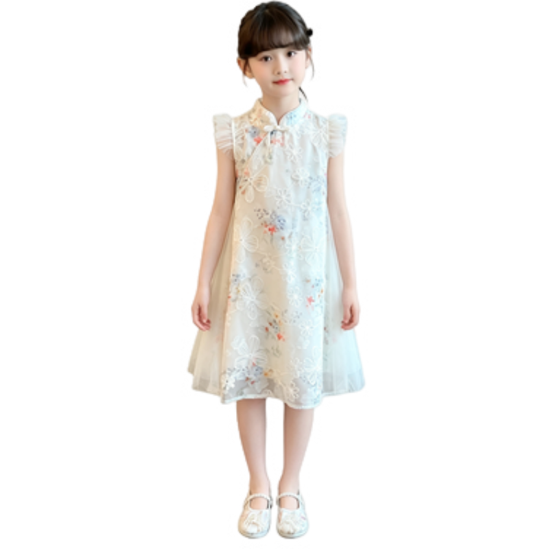 YALU Grade School Dresses Camisole Moderate Midi Skirt