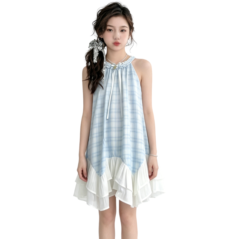 YALU Grade School Dresses Camisole Moderate Midi Skirt