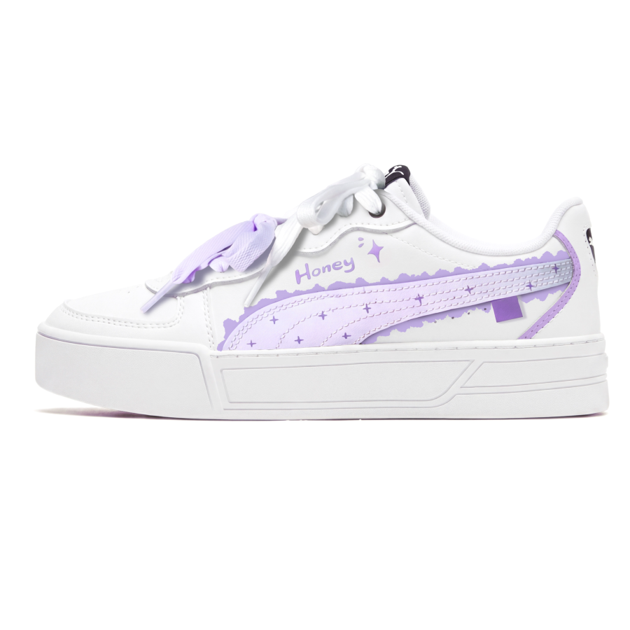 PUMA Skye Sweet Star Whisper Skateboard Shoes Women's Purple White
