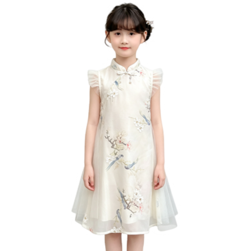 YALU Grade School Dresses Camisole Moderate Midi Skirt