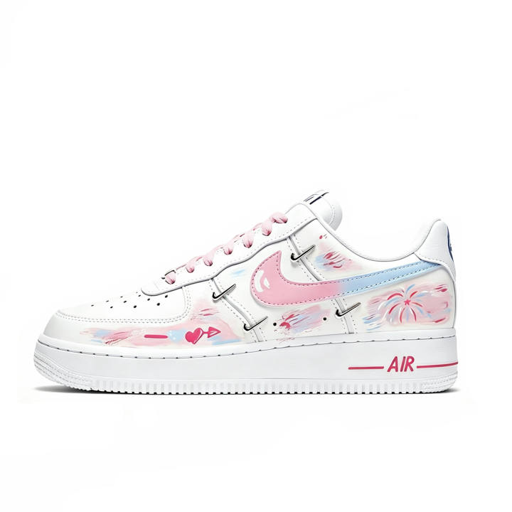 Nike Nike Air Force 1 Synthetic Leather, Leather Low top Skateboard Shoes Women's