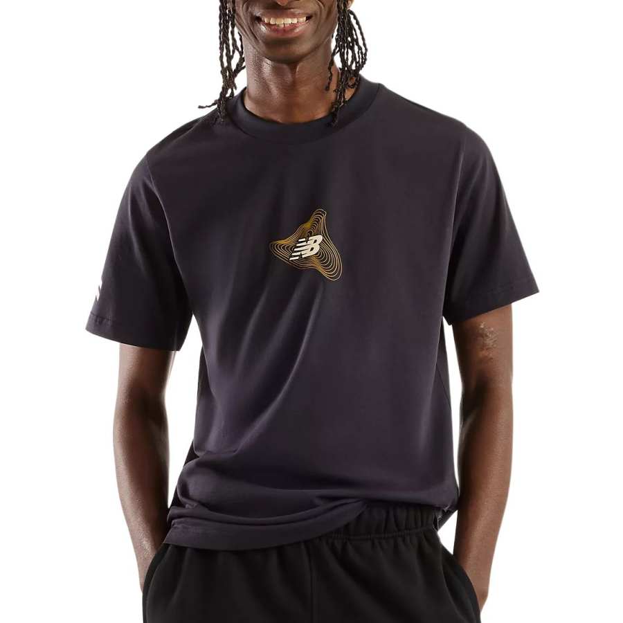 New Balance New Balance Marathon Du Mont Blanc Graphic Quick Dry T Shirts Men's